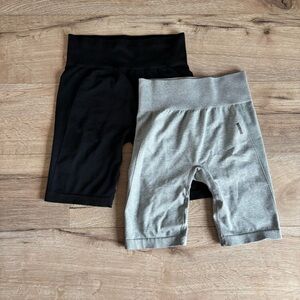 Two pair of Gymshark Flex Cycling Shorts